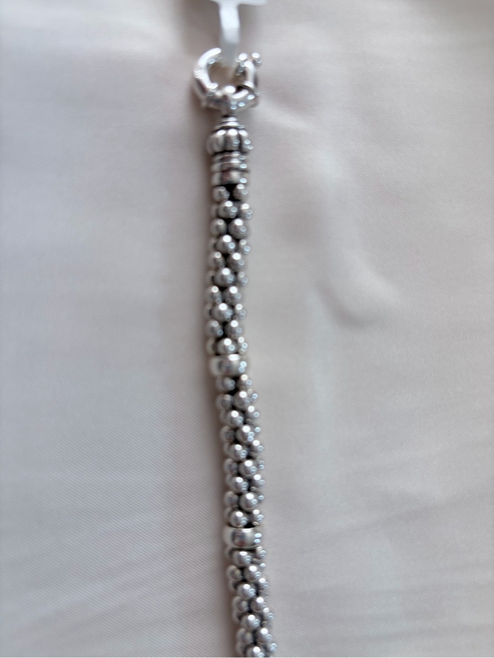 Lagos Caviar Beaded bracelet - 7mm. Sterling silver. NWT $550 retail. - Picture 3 of 8
